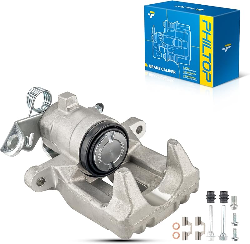 Pinça de freio traseira esquerda PHILTOP sem pastilhas para Volkswagen Beetle, Jetta, Golf, Cabrio e Audi TT 1998–2002 – 1 unidade