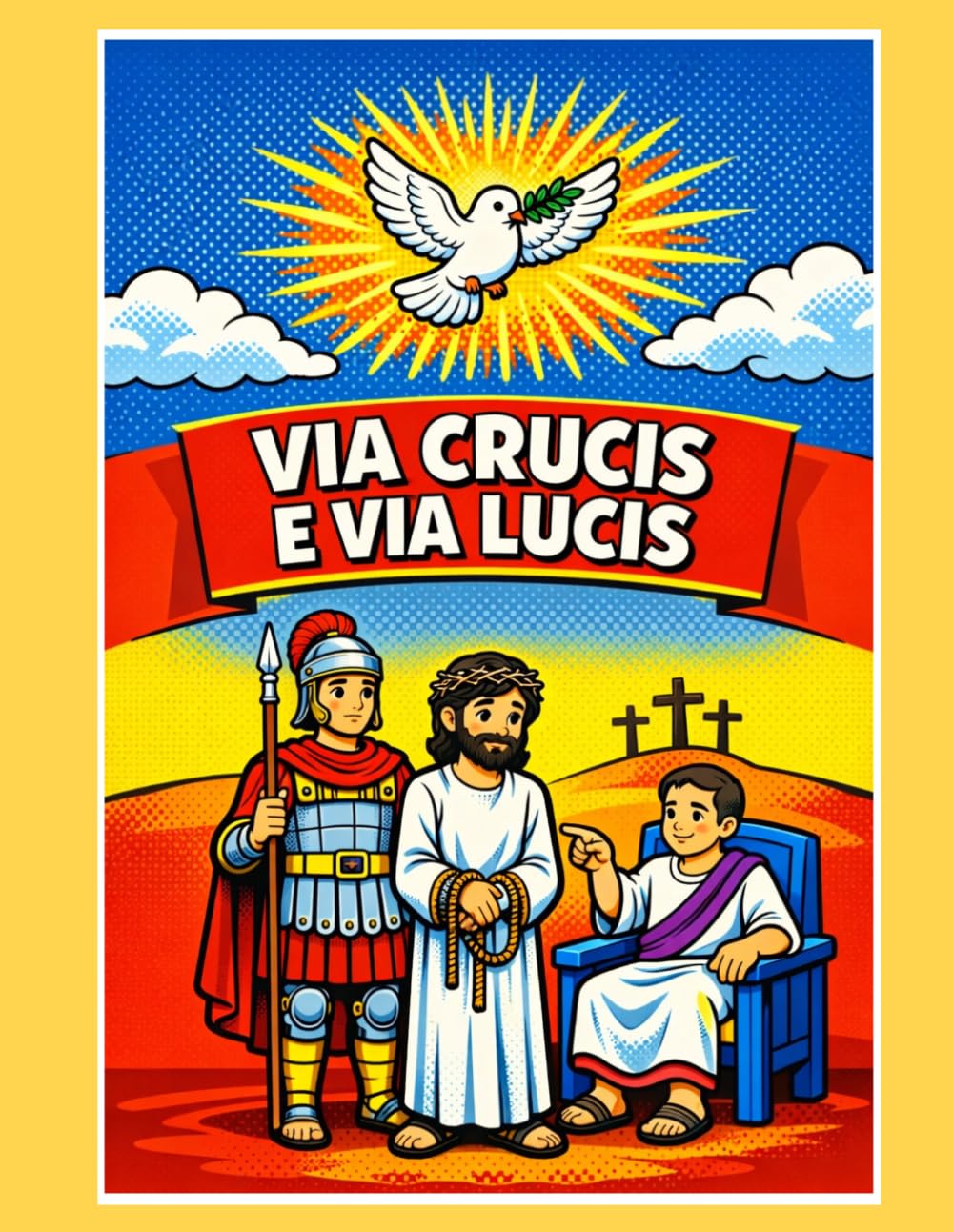Via Crucis e via lucis: Colora immagini e parole