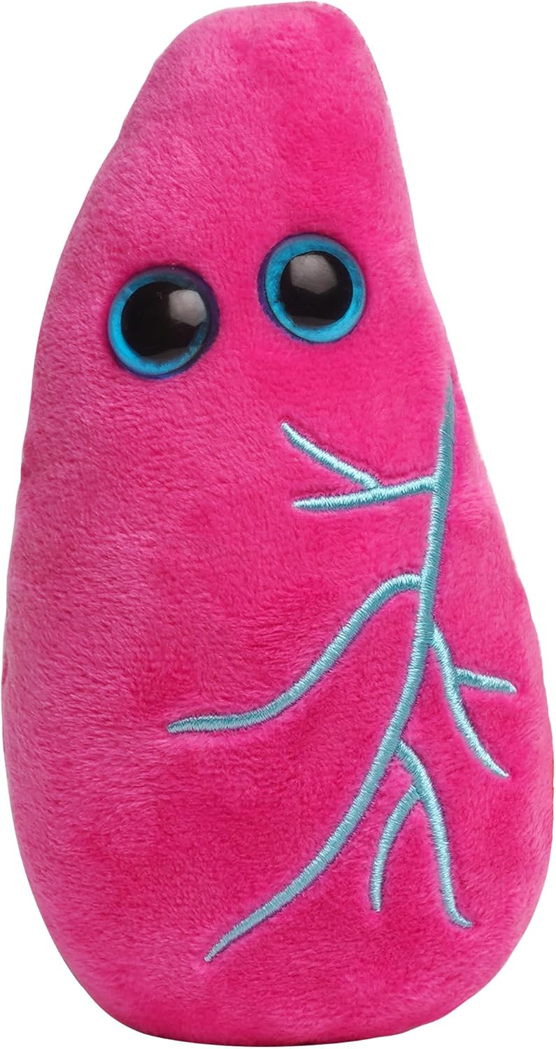 GIANT MICROBES Lung Plush, Respiratory Therapist Gifts, Pulmonology Gifts, Respiratory Therapy, Lung Cancer Survivor Gift, Anatomy Model