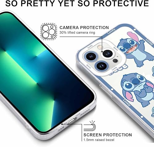 Miniatura 4 de Paquete de 2 bonitas fundas de dibujos animados para iPhone 11 Pro MAX de 6.5 pulgadas, funda protectora de TPU suave transparente a prueba de
