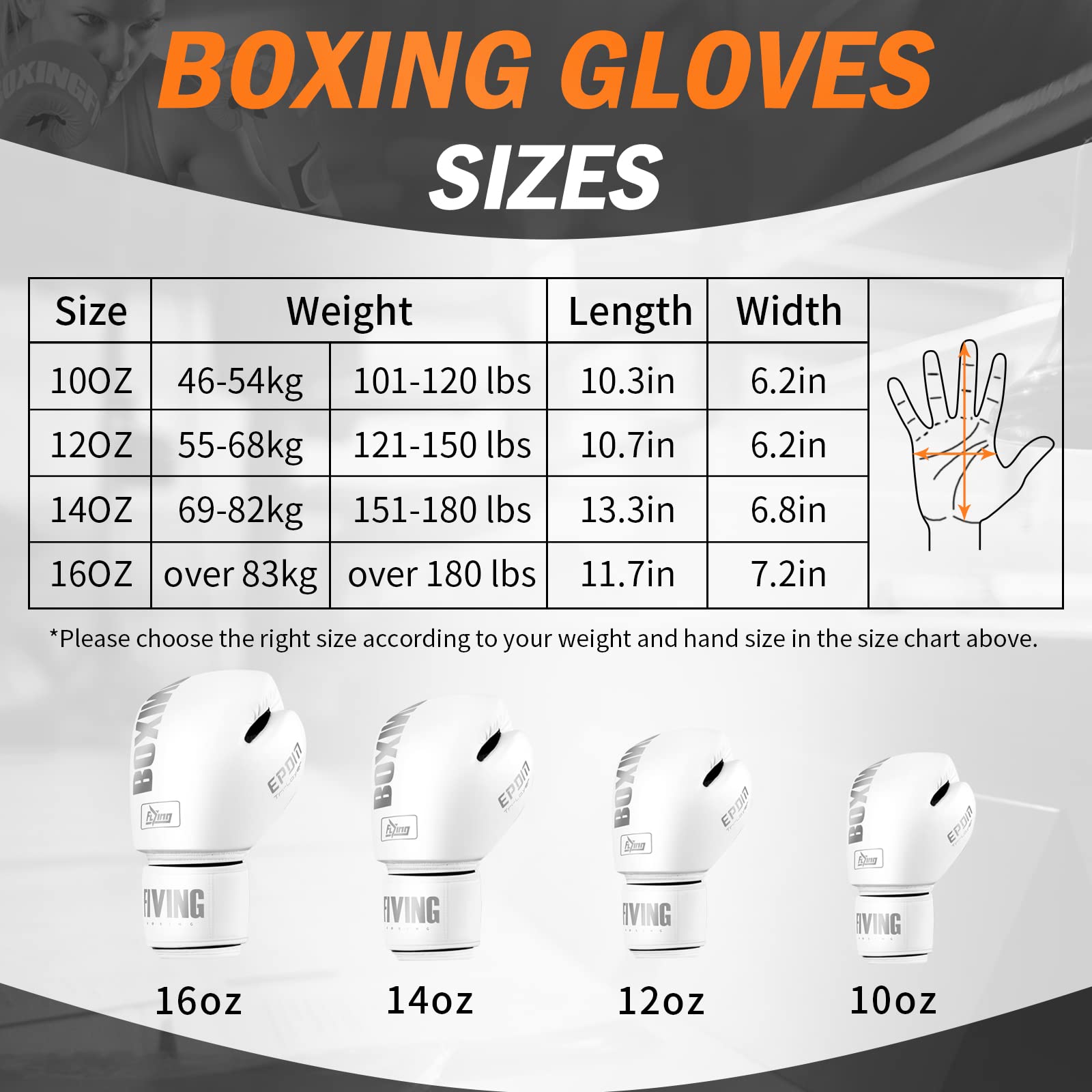 Guanti da boxe per uomo e donna per boxe, kickboxing, arti marziali miste, Muay Thai, MMA, allenamento pesante