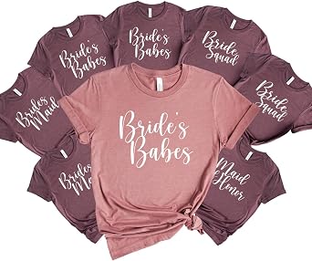 Bachelorette Party Shirt - Bridesmaid & Bachelorette Party Group Tee, Unisex Adult Pink T-Shirt, Large