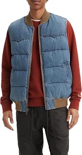 Levi's Men's Western Super Puff Vest XS SLIGHTLY SIDETRACKED