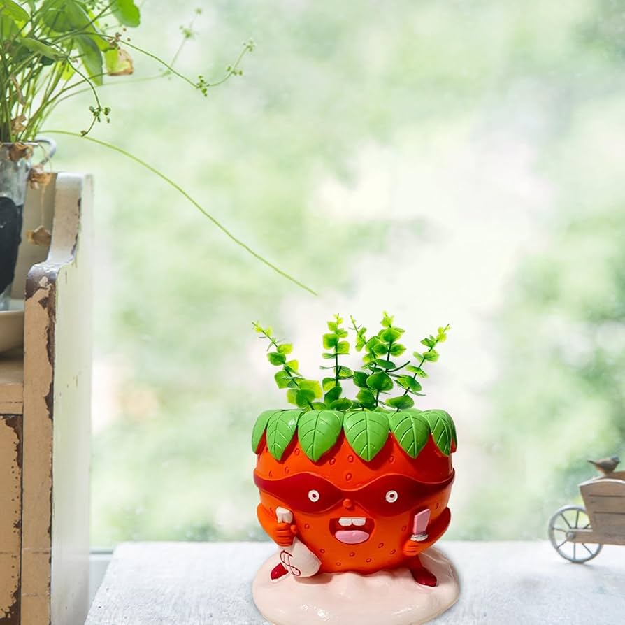 Amazon.co.jp: ストロベリーフェイス、プランタゴッチプランター