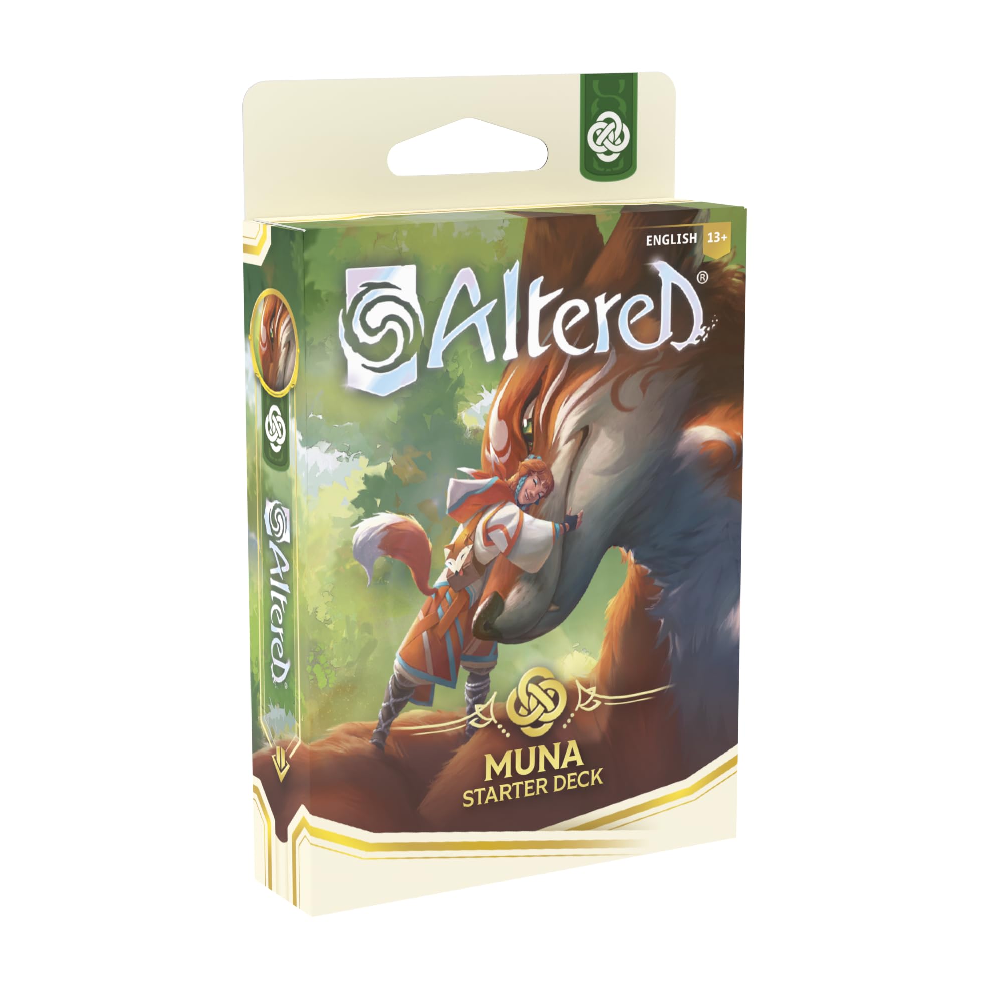 Equinox Altered Deck De Démarrage Muna - Au-delà Des Portes, 40 Cartes JCC Stratégique Sans Combat, 2 Joueurs 13+