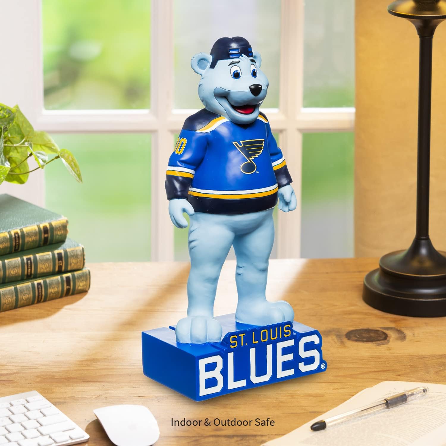 Evergreen Enterprises NHL St. Louis Blues Mascot DesignGarden Statue, Team Colors, One Size