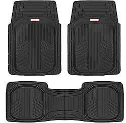 Motor Trend FlexToughXL Floor Mats for Cars Full Set, All-Weather