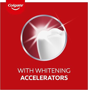Colgate Max White One Toothpaste 75ml - Teeth whitening Toothpaste - clinically Proven Formula - removes up to 100% of Surface Stains - Contains whitening accelerators - 1 Shade Whiter in 1 Week