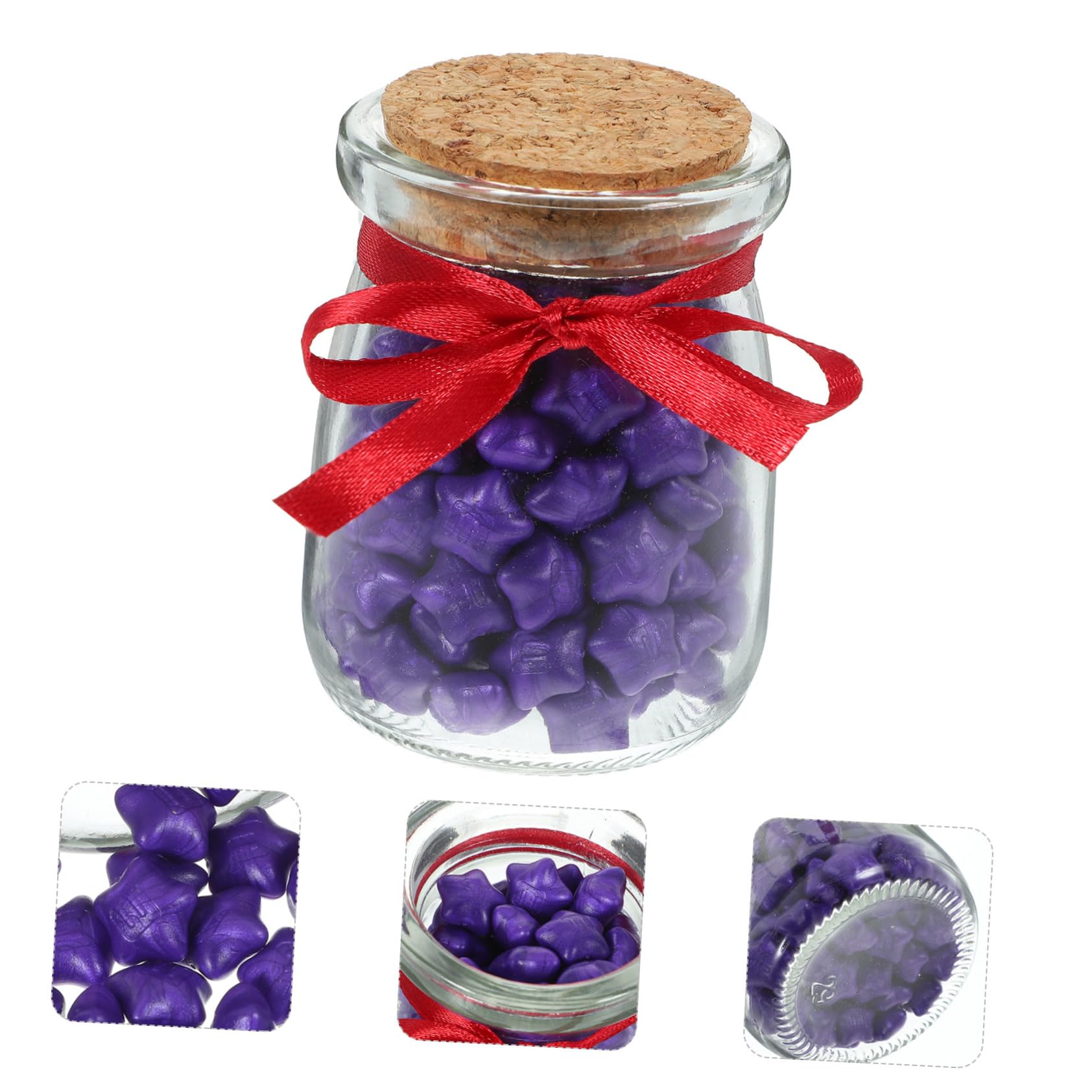 NUOBESTY 360pièces Bouteille Perles De Cire à Cacheter Étoiles Vintage pour Invitations Et