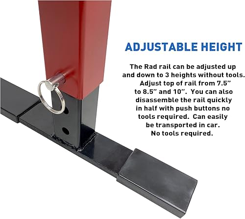 Miniatura 5 de Rad Rail and Flowboard - Barras y rieles de entrenamiento para patineta y snowboard (tabla no incluida)
