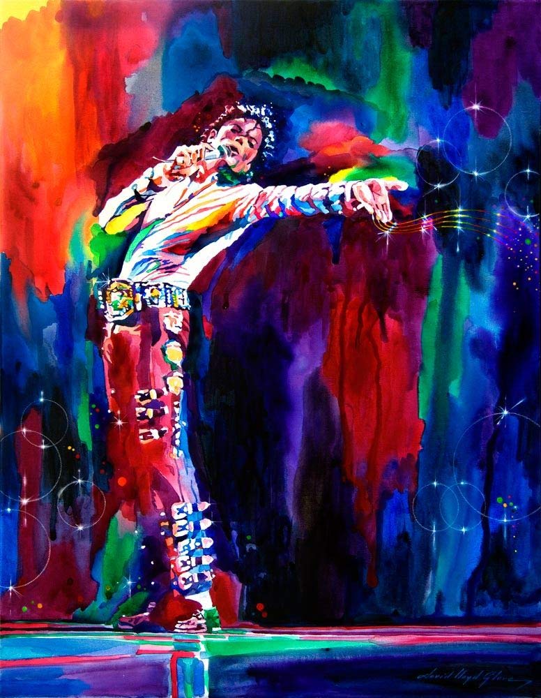 VVWV Mj Michael Jackson Stylish Canvas Motivational Dancing Art
