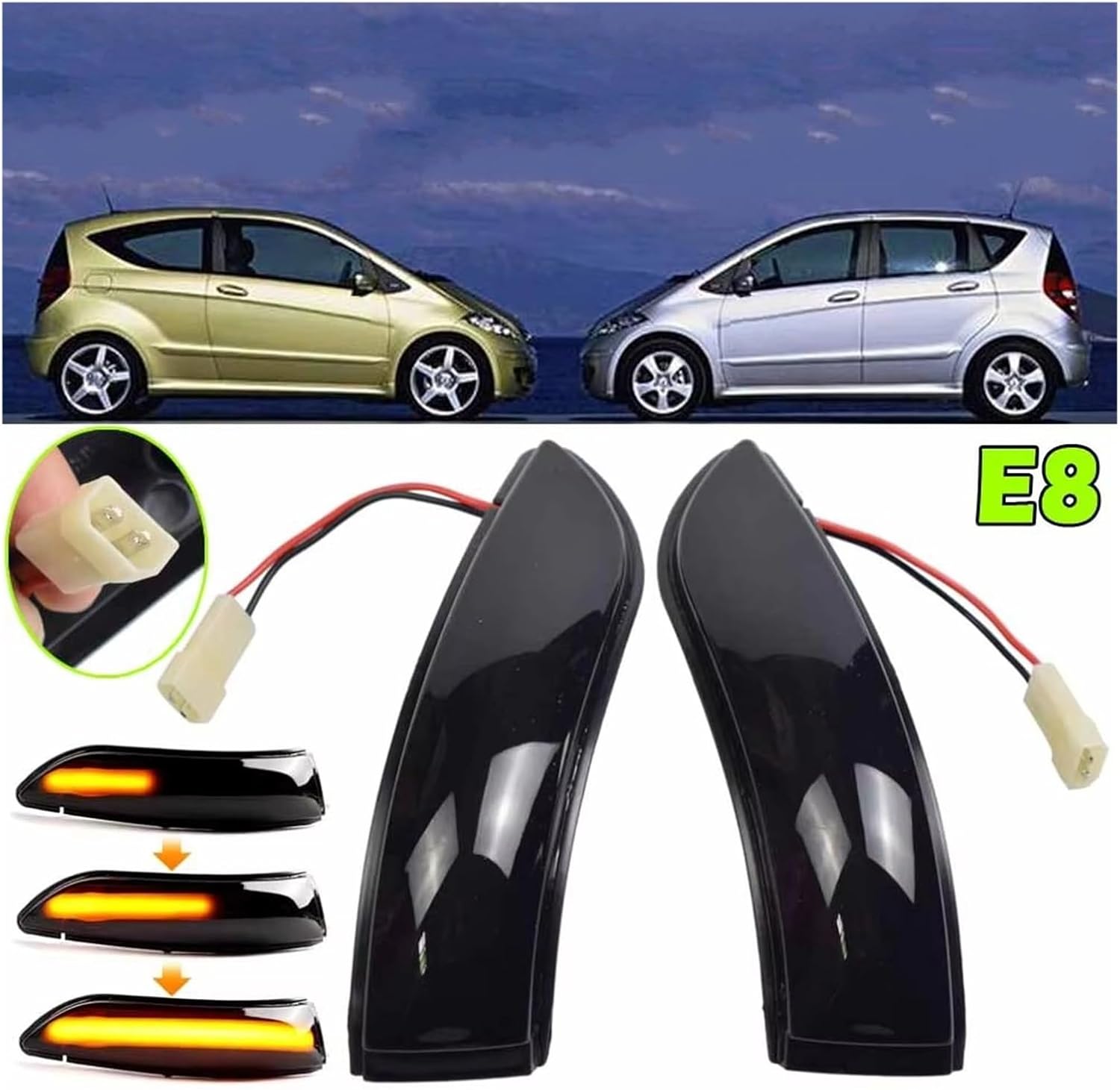 サイドマーカー ランプ AB クラス W169 W245 A180 A200 B180 B200 2004 2005 2006 20