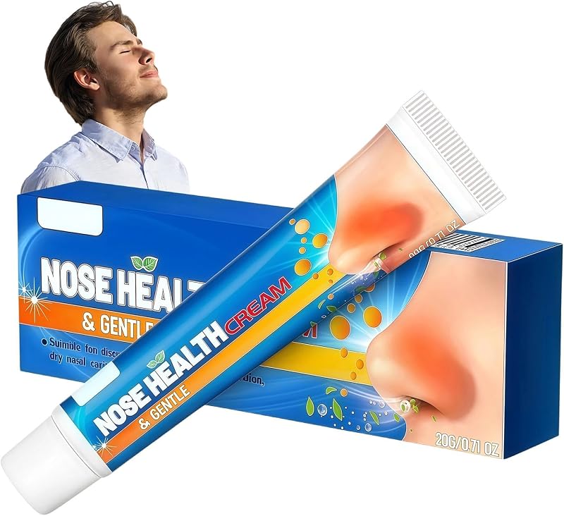 Nasal Cream & Gel Moisturiser for Dry Nose, Non-Irritating Hydrating Nasal Moisturiser, Portable Dry Nose Care
