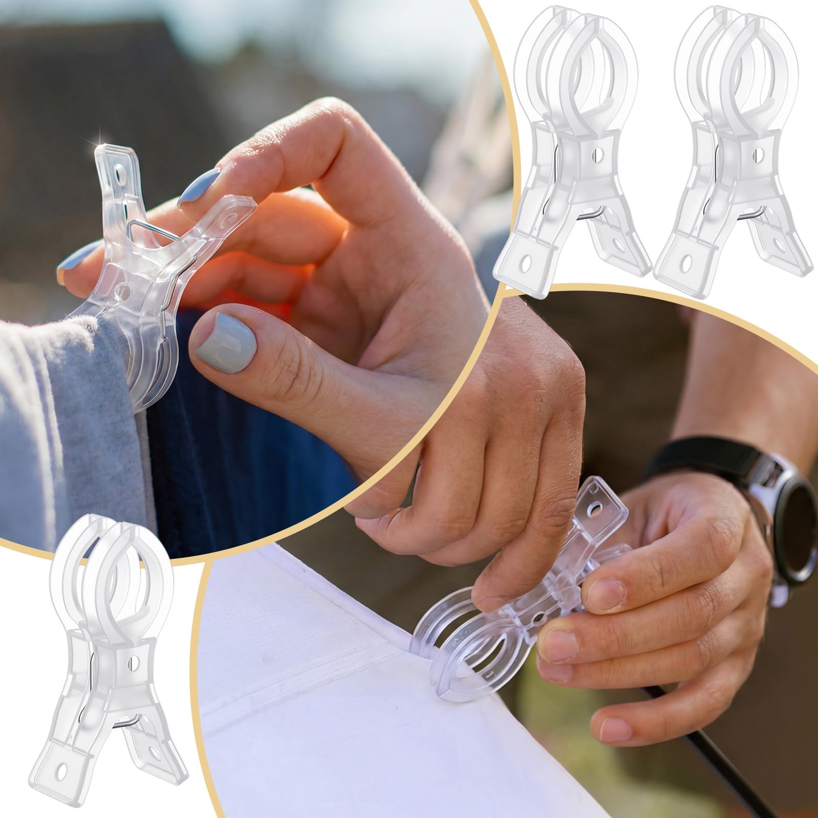 20 sztuk dużych klipsów do łuku balonowego, 8 cm, 200 szt., długie balony, 260 balonów, plastikowe, przezroczyste tło, zaciski sprężynowe, na powrót do szkoły, przyjęcie, ślub, artykuły