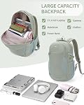 ECOHUB 17" Sac à dos de voyage Sacs à dos pour ordinateur portable pour femmes imperméable