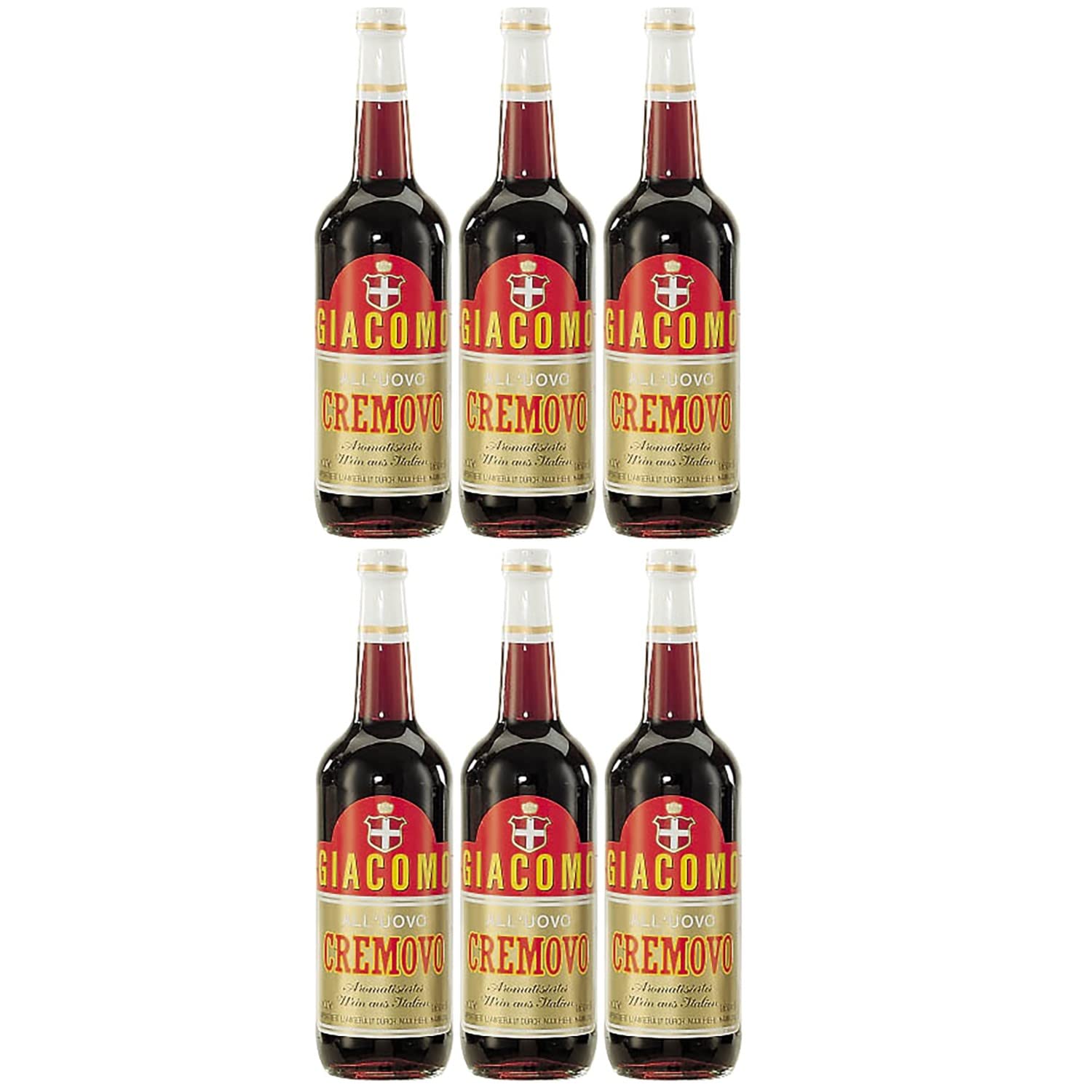 Cremovo Giacomo Weißwein Wein süß Italien I Visando Paket (6 x 0,75l)
