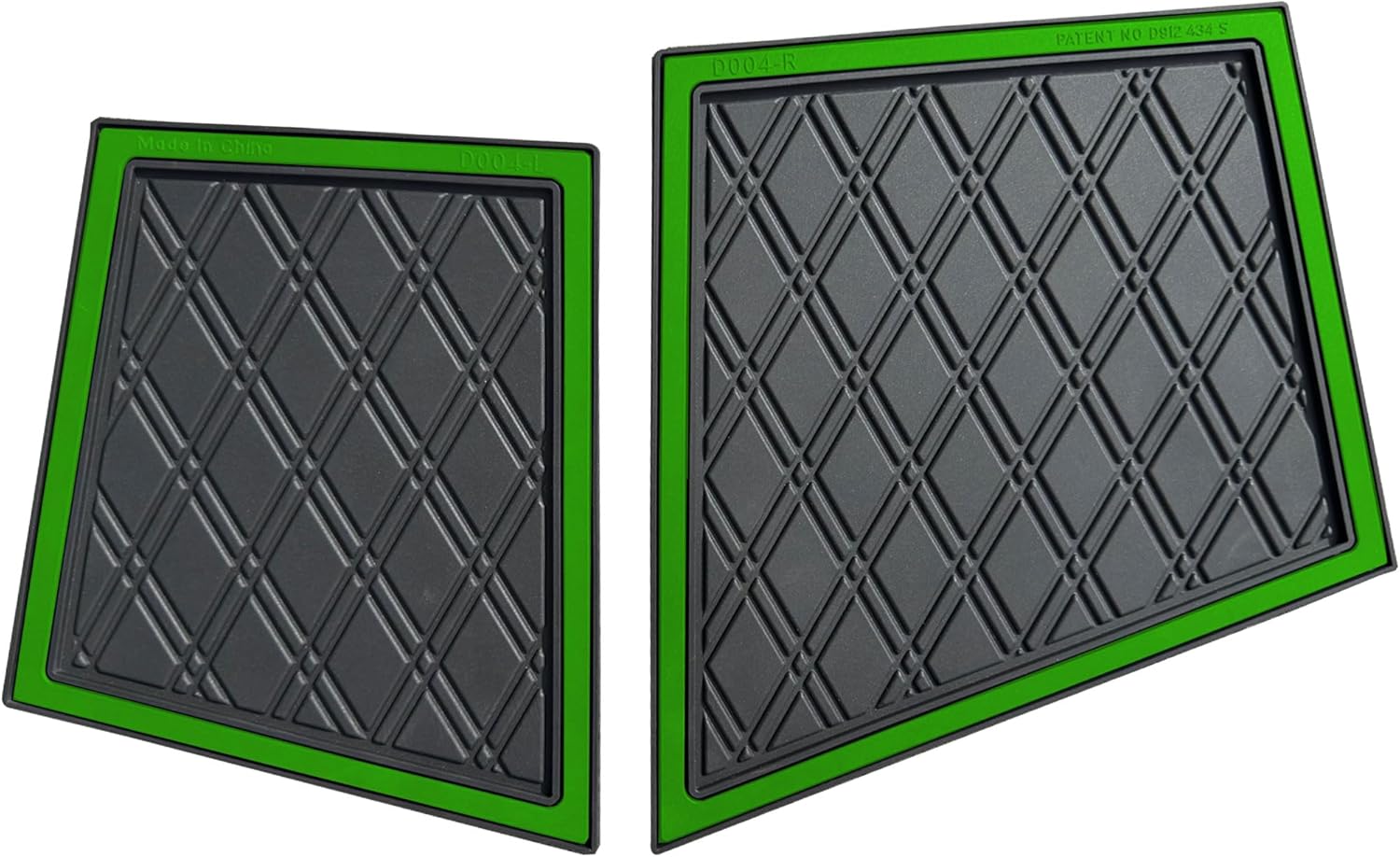 Xtreme Mats Dash Mat Compatible with 2017-2026 Yamaha Drive2 Golf Carts - Double Diamond Rubber Liner for GolfCar Cubbys and Dashes - Fits YAM DR2 only - Golf Cart Accessory