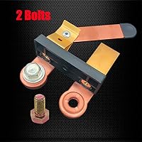 Vista 3 de Ampper Interruptor de desconexión de batería de poste lateral de 12 V 24 V, interruptor de batería de hoja de cuchillo, desconexión de corte