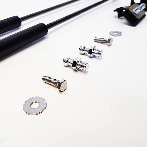 Miniatura 3 de Amortiguador de amortiguador de capó delantero x2 piezas Kit de varilla de instalación compatible con Mitsubishi Pajero IV Wagon 2006-2017