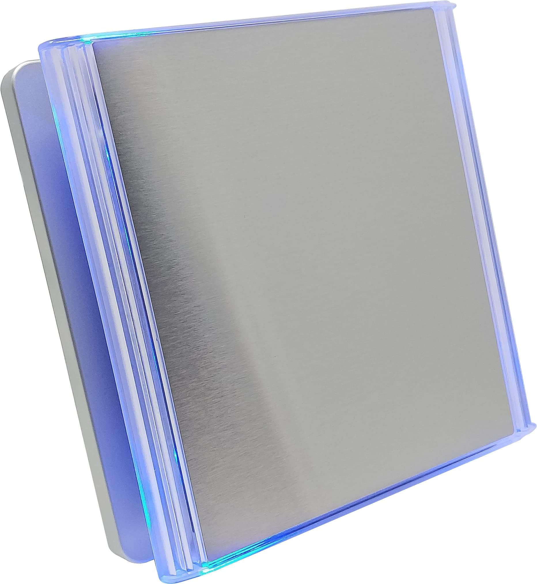 CTQF100t Smart LED 4" Inch Bathroom Extractor Fan with Timer Overrun Delay. Stainless Steel High Airflow Silent Bathroom Fan | Toilet Ventilation | Kitchen Ceiling Extractor | Fan Shower 240v