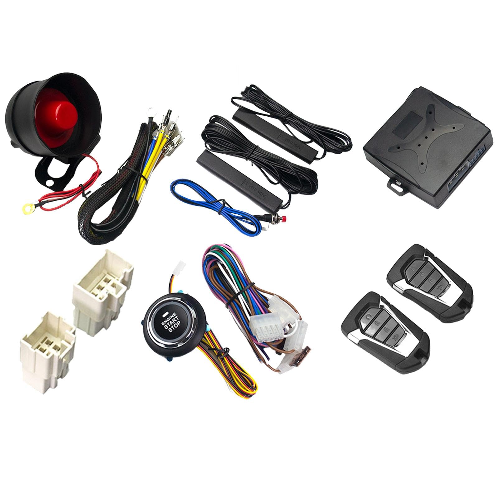Teksome de Alarma para Coche antirrobo, Kit de de Alarma para Coche