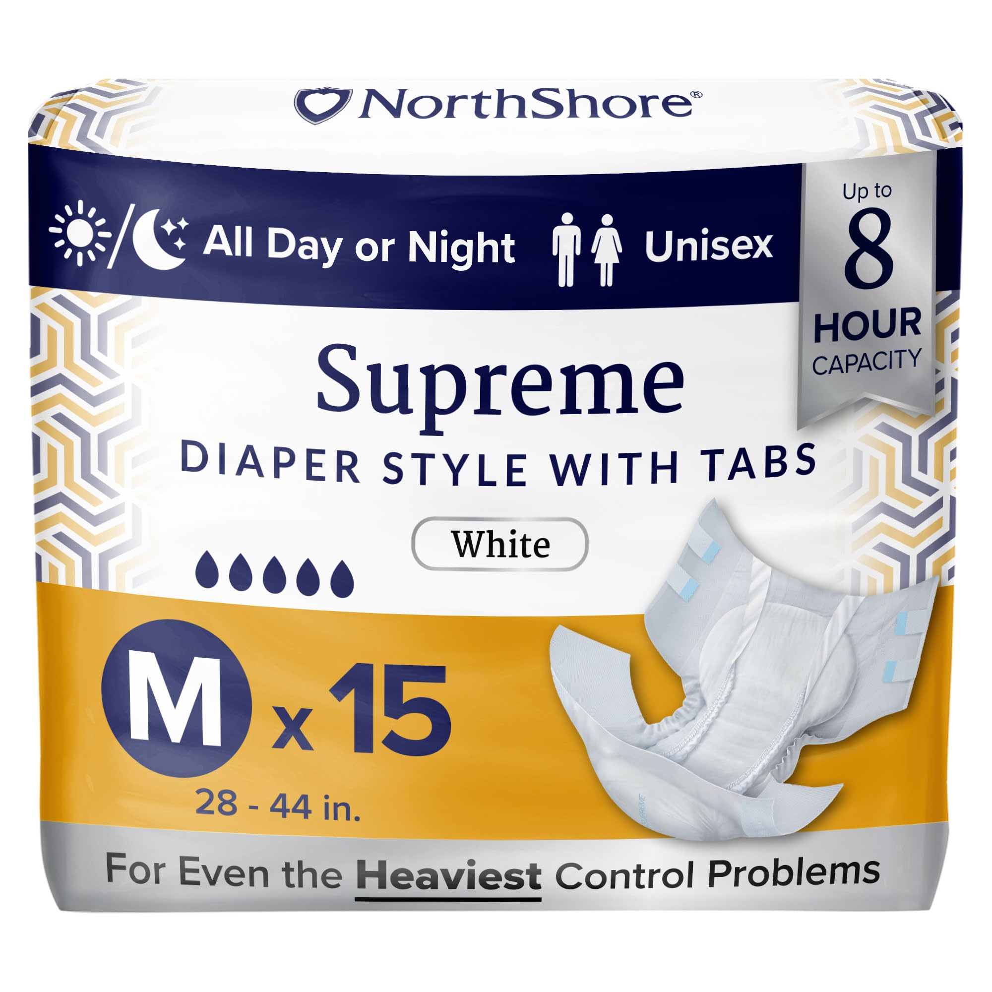 NorthShore Supreme Tab-Style Briefs