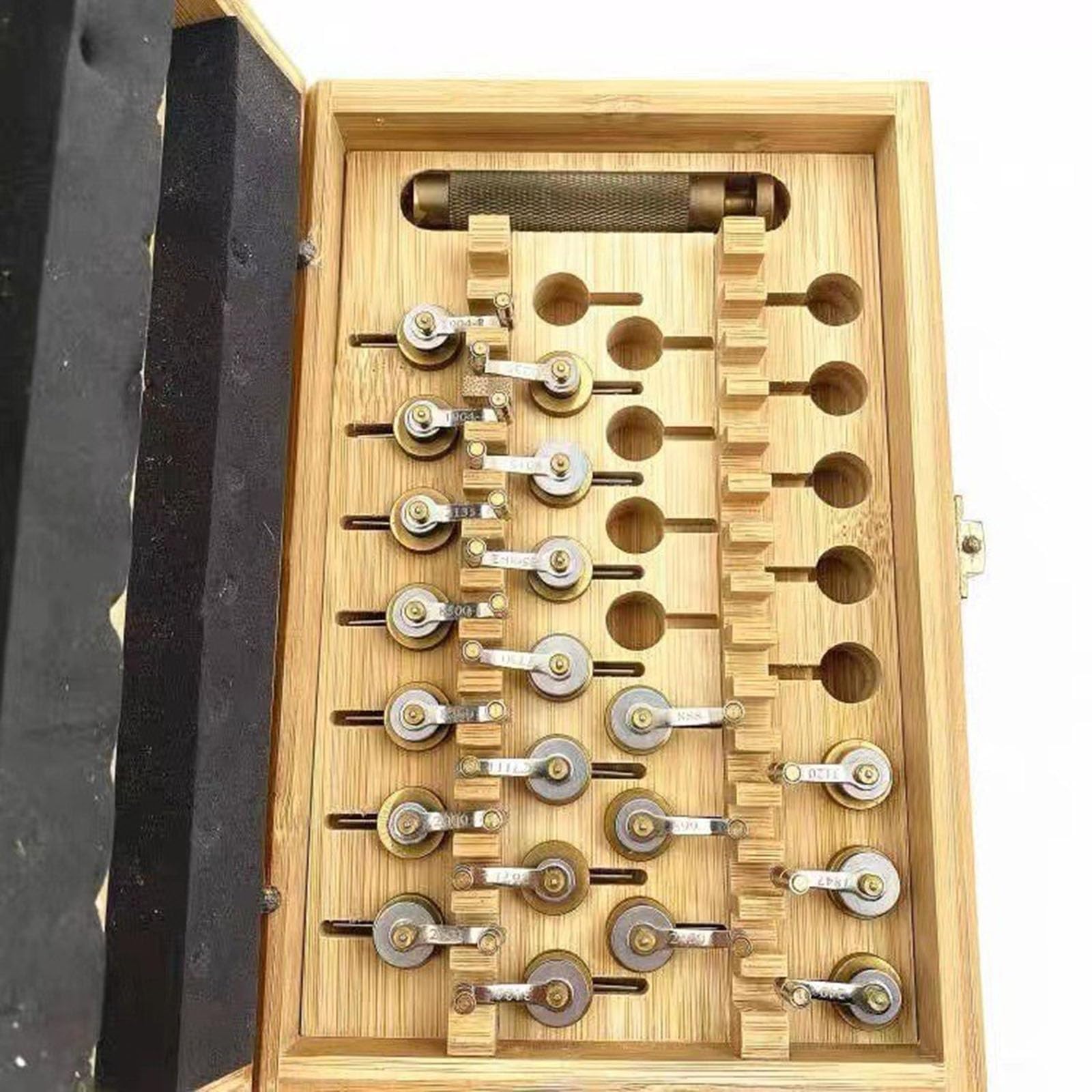 Set da 20 Pezzi di Avvolgitori per Molla Motrice da Orologio, Strumenti Precisi per La Riparazione di Orologi da Polso, Strumento Professionale Ad Alta Precisione per Bariletti di Orologi da