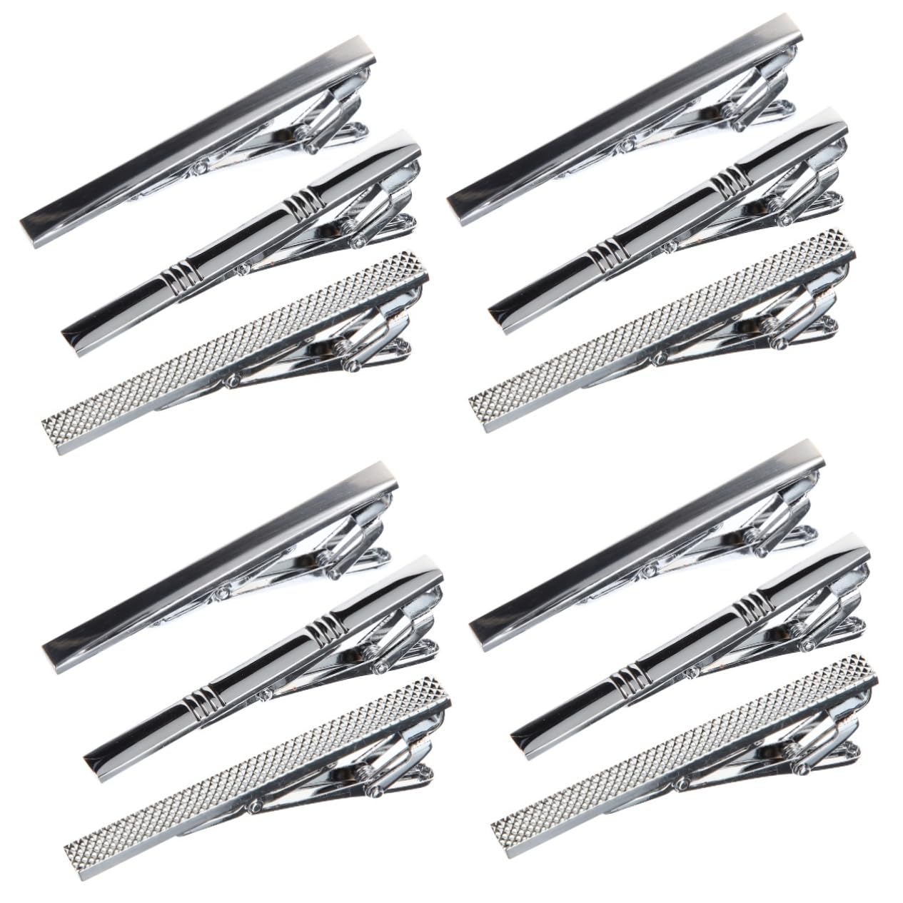 FOMIYES Krawattenklammer-set Klassische Krawattennadel Anzug Accessoires Männer Krawattenzubehör Für Männer Krawattenclip Krawattennadel Männer Legierung Silber