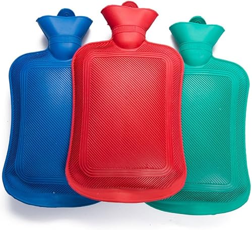Miniatura 7 de 1 bolsa de agua de calor de goma caliente caliente frío relajante botella bolsa terapia invierno grueso