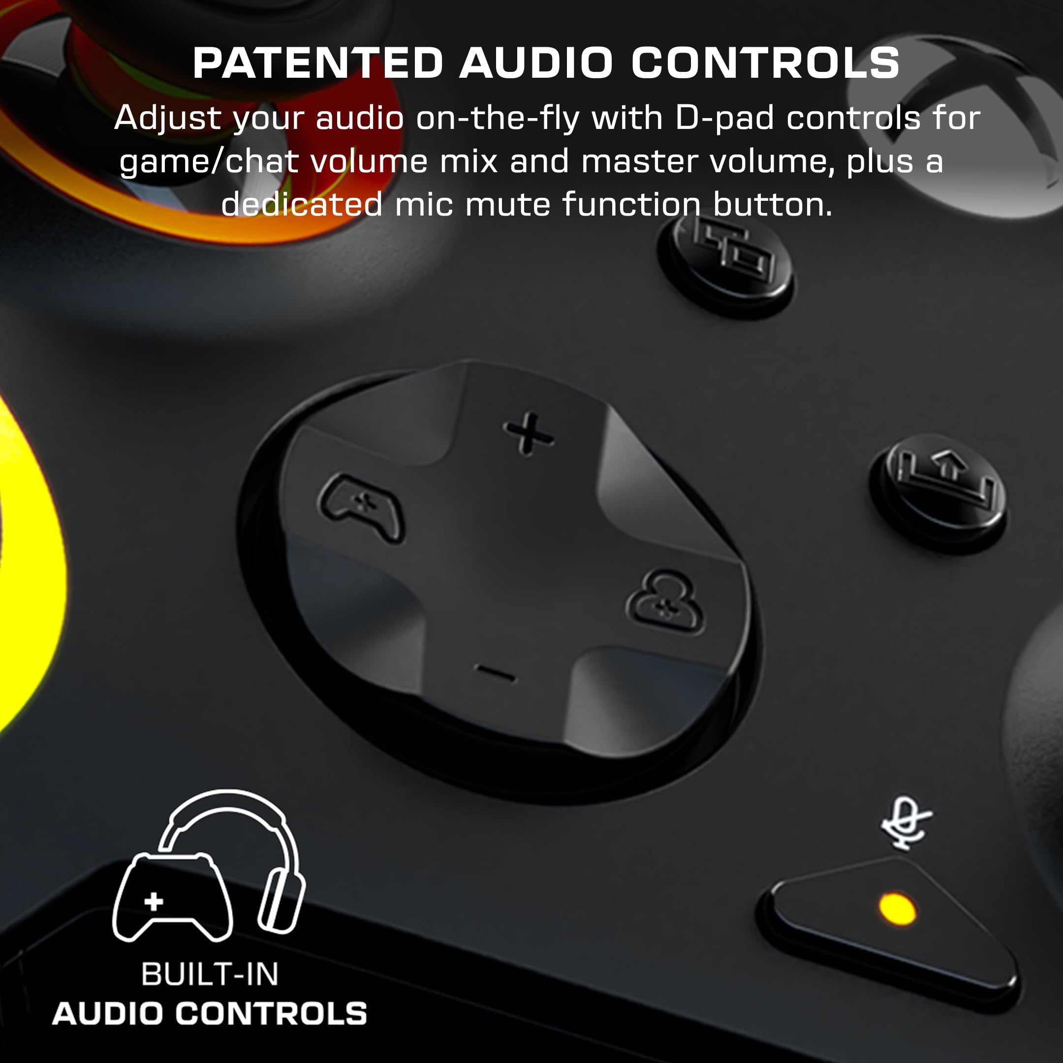 Turtle Beach Afterglow Wave Nero Controller Gamepad RGB cablato per Xbox Series XS, Xbox One e Windows