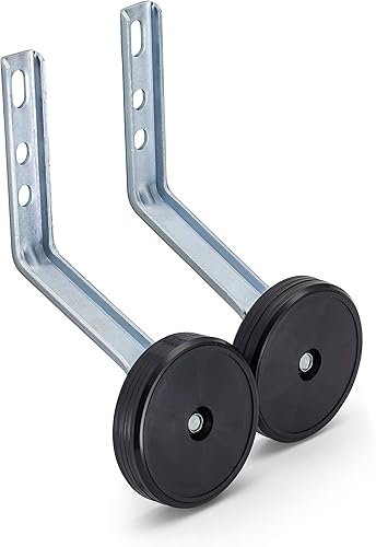 Schwinn Ruedas de entrenamiento para bicicletas infantiles, se adapta a bicicletas de ruedas de 12, 14, 16, 18, 20 pulgadas, soportes de acero