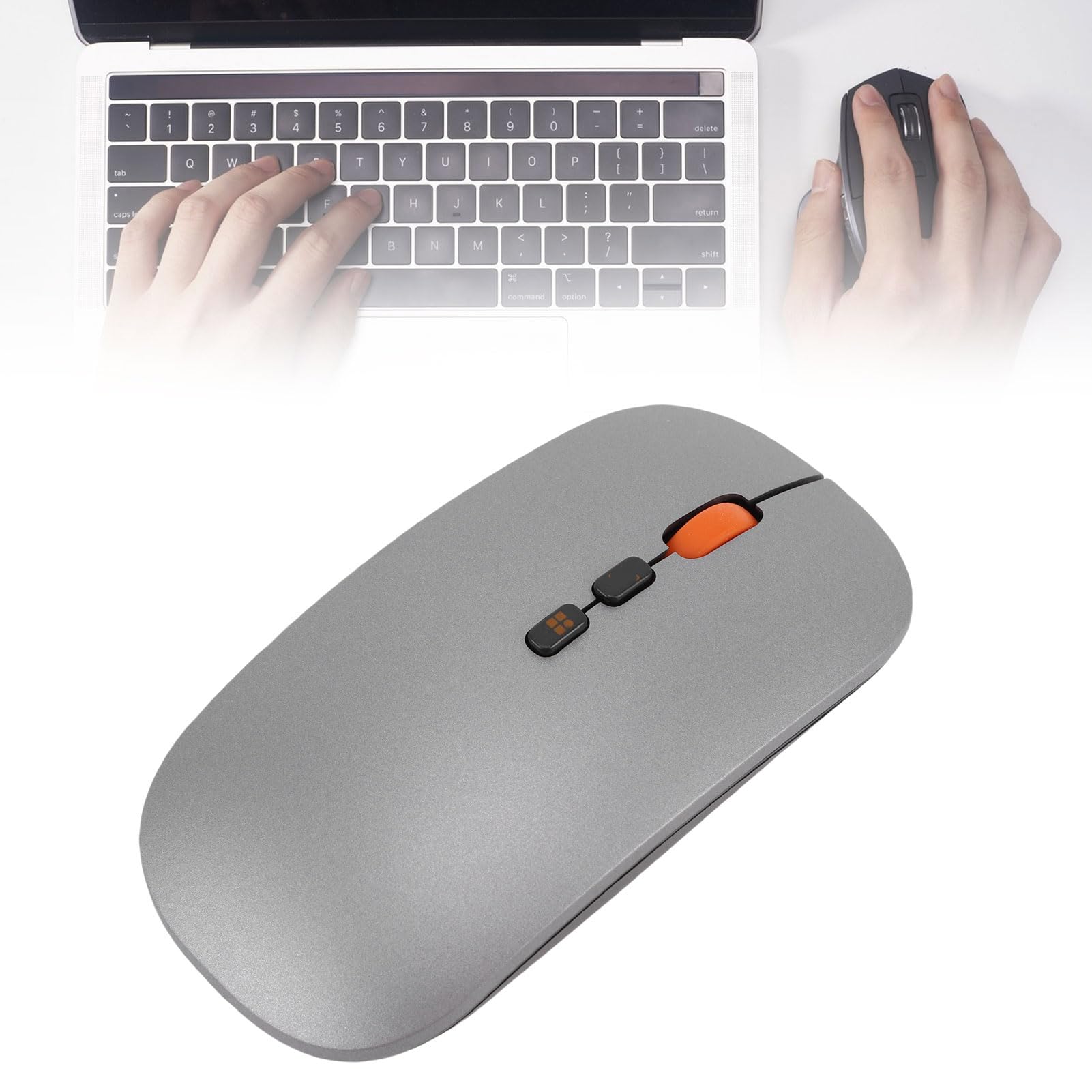 GOWENIC KI-Maus, Intelligentes Schreiben, Spracheingabe und Übersetzung mit Bluetooth 5.0-Funkverbindung, für 10/11 und Mac OS Laptop/Desktop-Computer