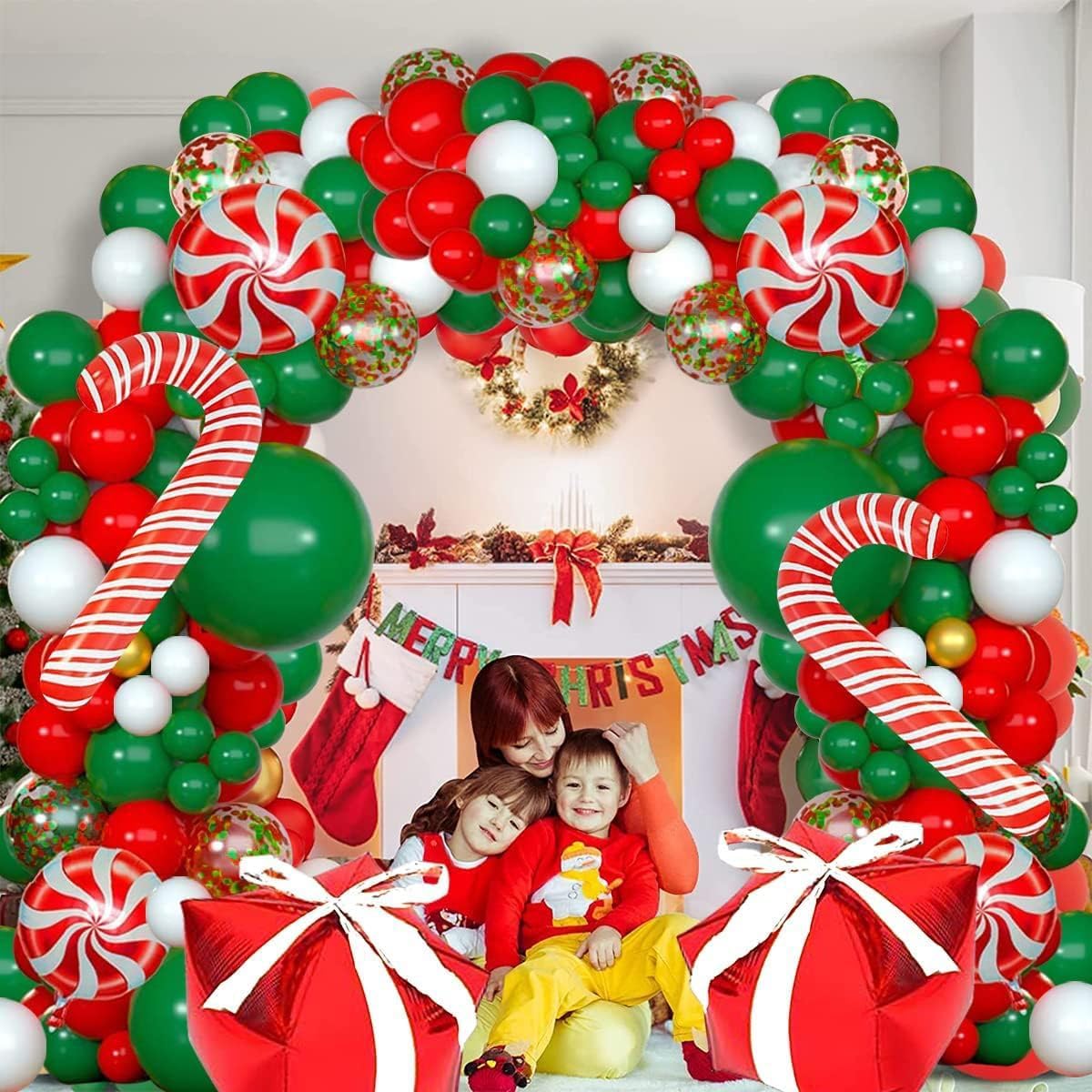 Christmas Balloon Garland Kit - Christmas Decorations - Christmas Balloon Arch Kit - Perfect Addition To Your Christmas Decoration - View #4