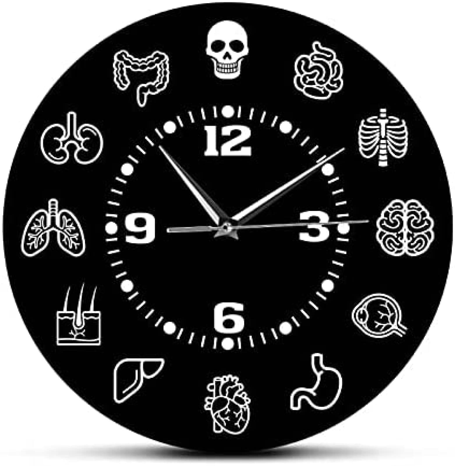 Buy Wall Clock Human Body Internal Organs Anatomy Wall Clock Anatomical