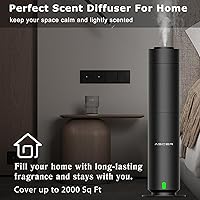 Vista 4 de Difusor – Máquina difusora de aroma de hotel – Control remoto y control por aplicación – Difusores de aroma de estudio para toda la casa – Máquina