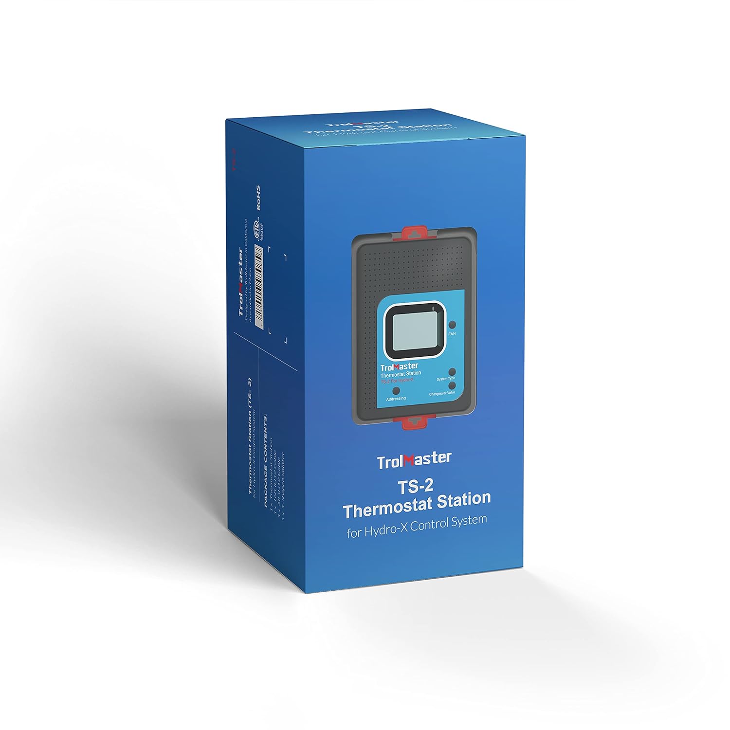 TrolMaster TS-2 Thermostat Station 2, for All Types of HVAC (Heat Pump and conventionals)