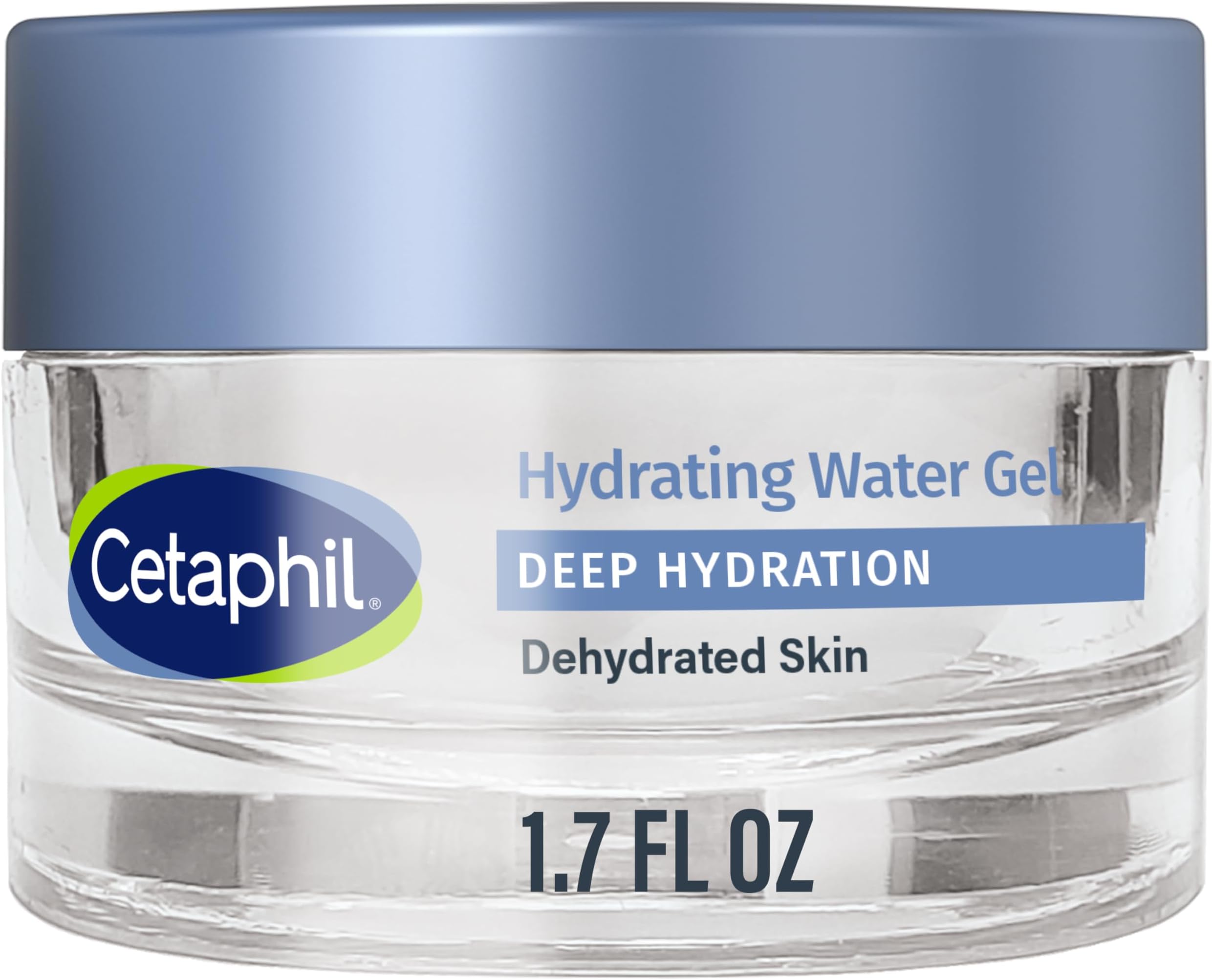 Deep Hydration Skin Restoring Water Gel with Hyaluronic and Polygutamic Acid, Face Moisturiser, 72 Hours Hydration, Dry, Dehydrated Sensitive Skin, Fragrance Free, 50 ml, Fragrance Free
