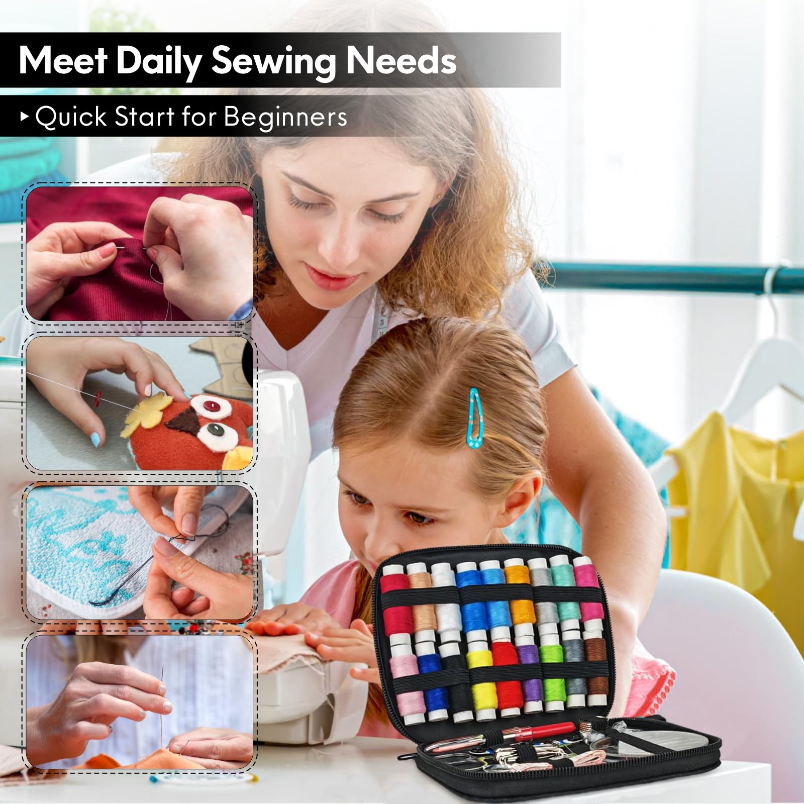 Sewing Kit for Beginners - 87 Pcs! -5
