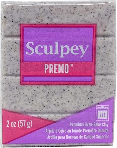 Miniatura 2 de Sculpey Premo - Compuesto para esculpir arcilla para horno, granito, ideal para proyectos escolares y artísticos, 2 onzas (paquete de 5)