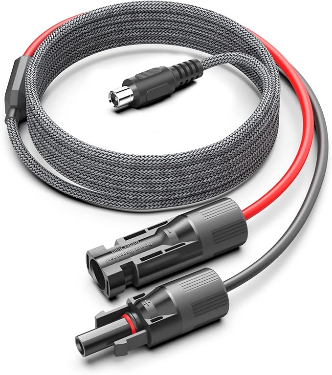 Solarmodul-Verlängerungskabel 9,2 M – 10 AWG, Mit Doppeldraht-Buchse/Stecker, Für Wohnmobil & Haus