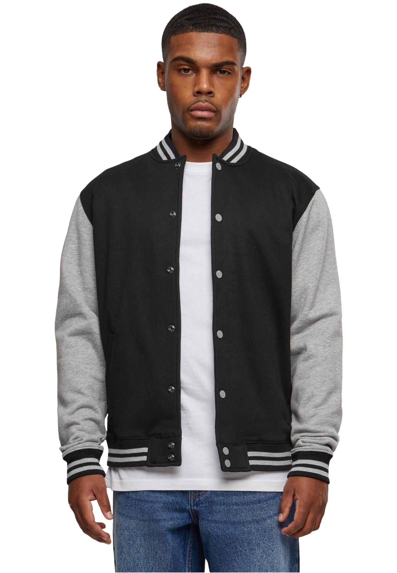 Urban Classics Men 2-tone College Sweatjacket Sweat Jacket