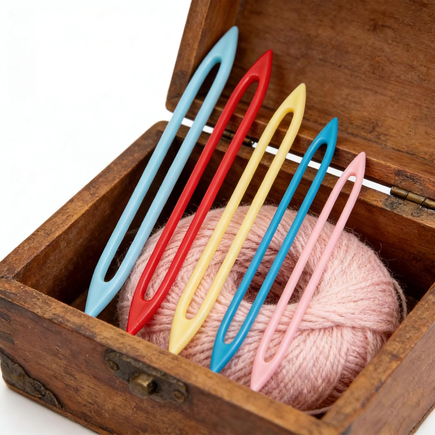 10Pcs Sewing Needle with 5 Size Design Yarn Needle for Craft Classes and Home Knitting Project Use Knitting