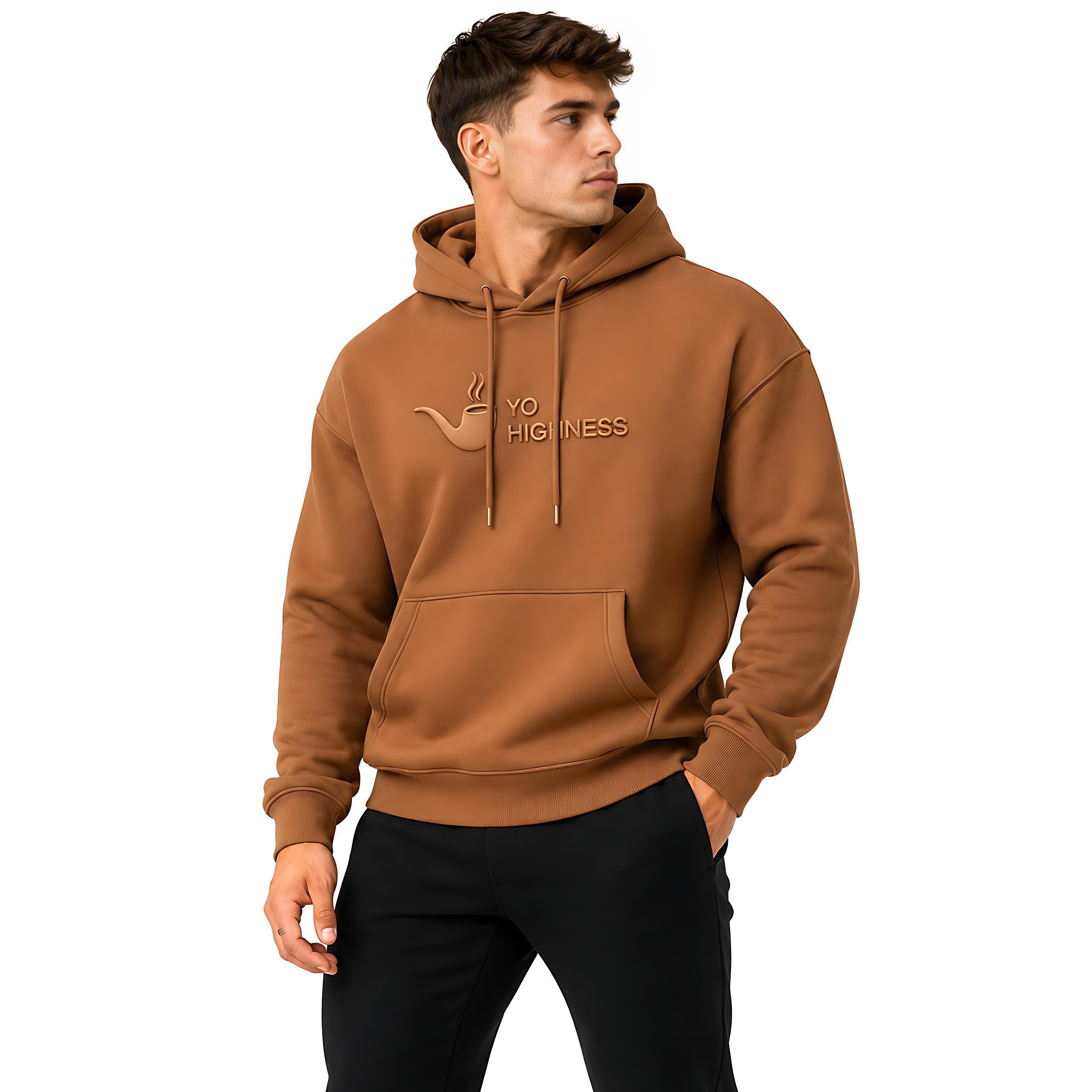 yo highness Loose Fit Drop Shoulder Winter Hoodie for Men, Premium Comfortable Oversized Hoodie with Silicone Print-picture-57