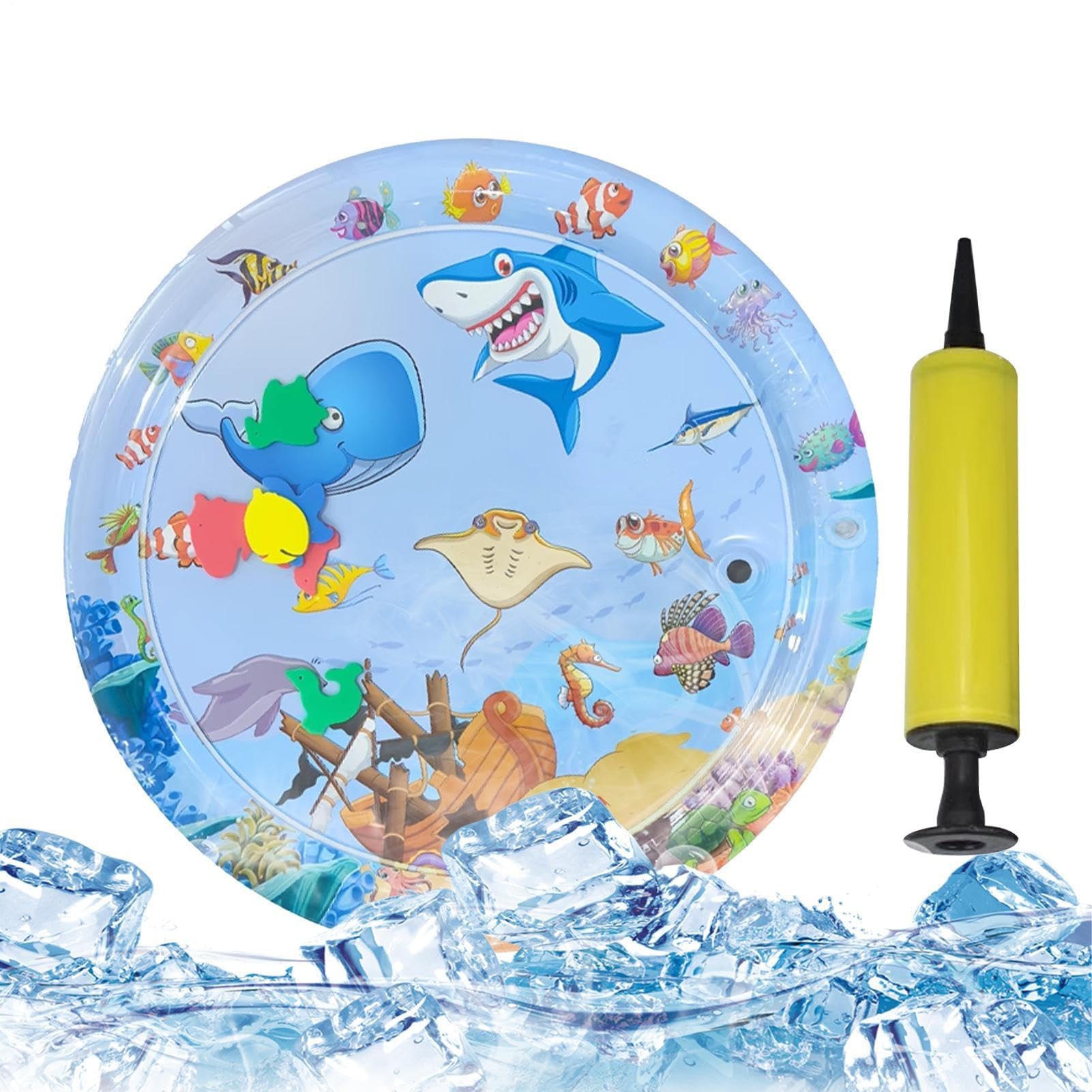 Almohadilla inflable refrescante y alfombra de agua para felinos