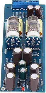 6J1 Vacuum Tube Preamplifier Preamplifier Board, Tube Preamplifier Module Power Amplifier Board with LED Vacuum Tube Preamplifier Module Board HiFi Power Preamp Amplification