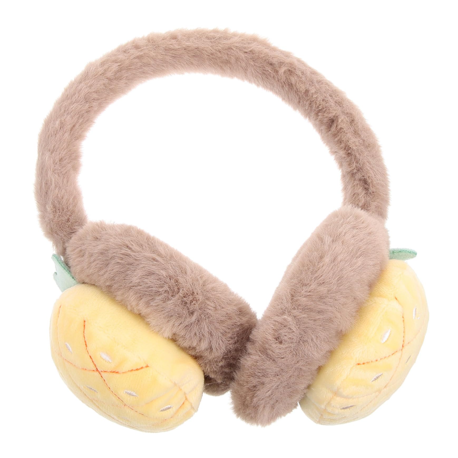 HANABASS Winter Ear Muffs for Women Furry Ear Warmers Warm Keeping Earmuff for Cold Weather Lightweight and with Cartoon Embroidery Winter present for Families