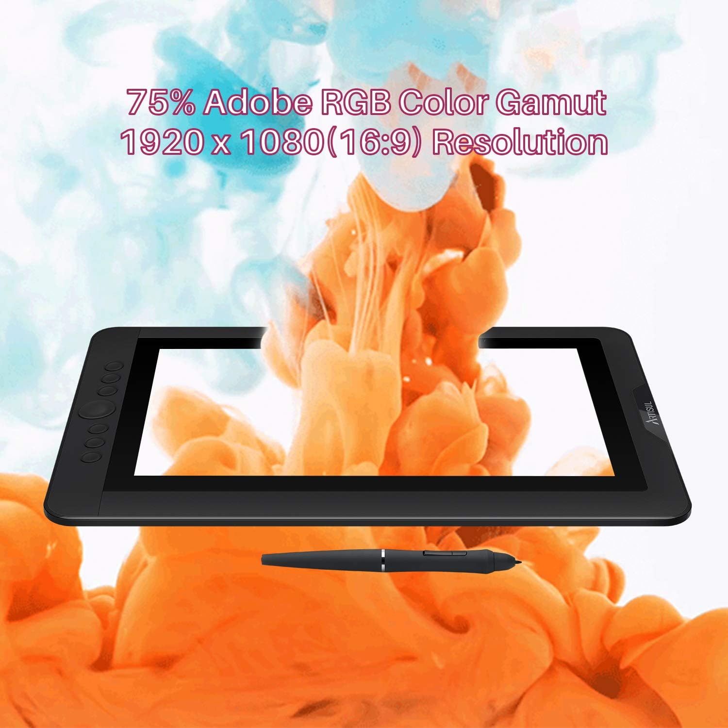 Exсluѕіvе Dіѕсоunt 80% оƒƒеr Artisul D13S 13.3 Inch Graphics Drawing Tablet with Screen with 8192 Levels Battery-Free Stylus 6 Shortcut Keys and A Dial, Lightweight for On The Go