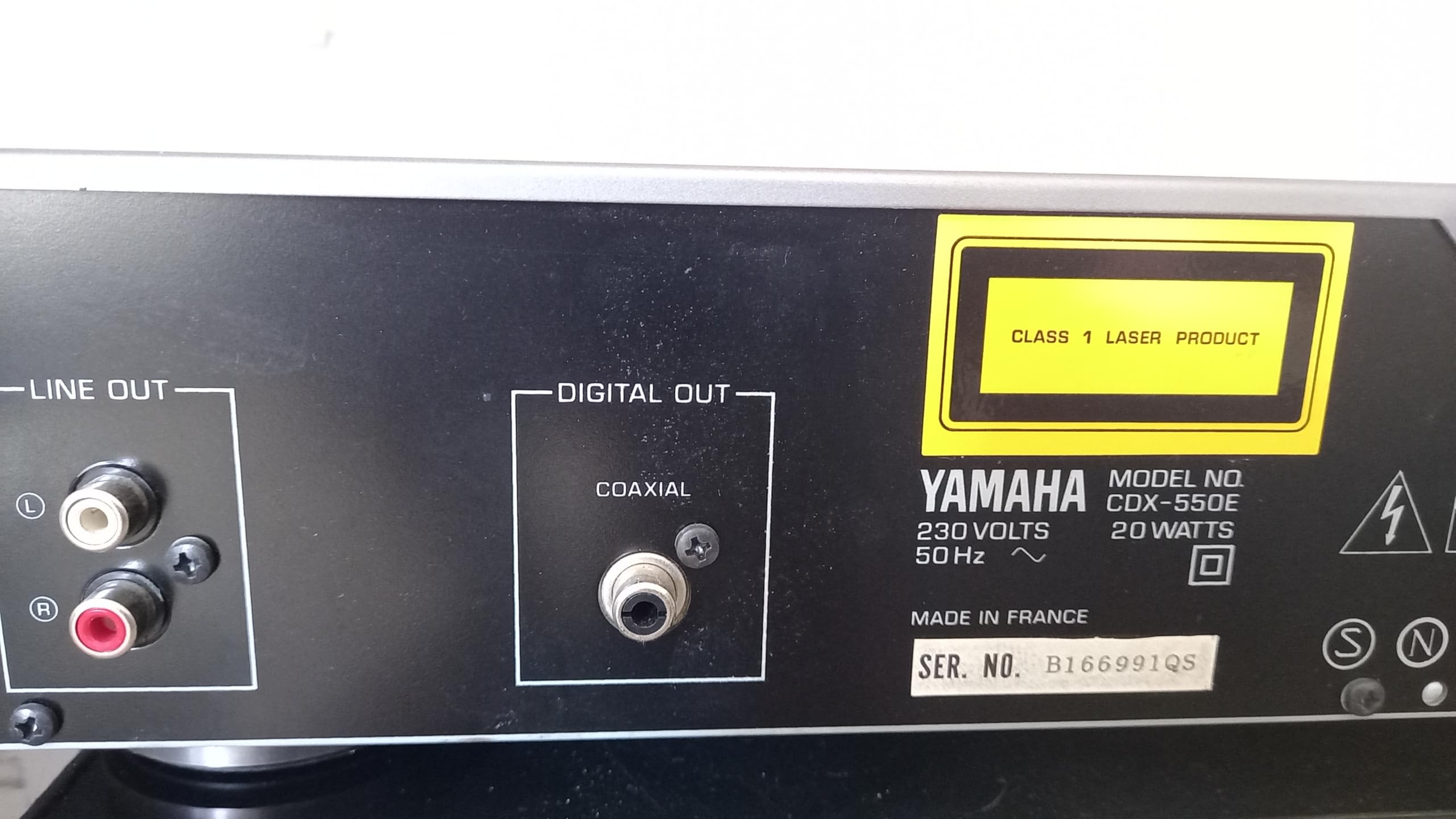 Compatible con reproductor de CD Yamaha CDX 480 (plata)