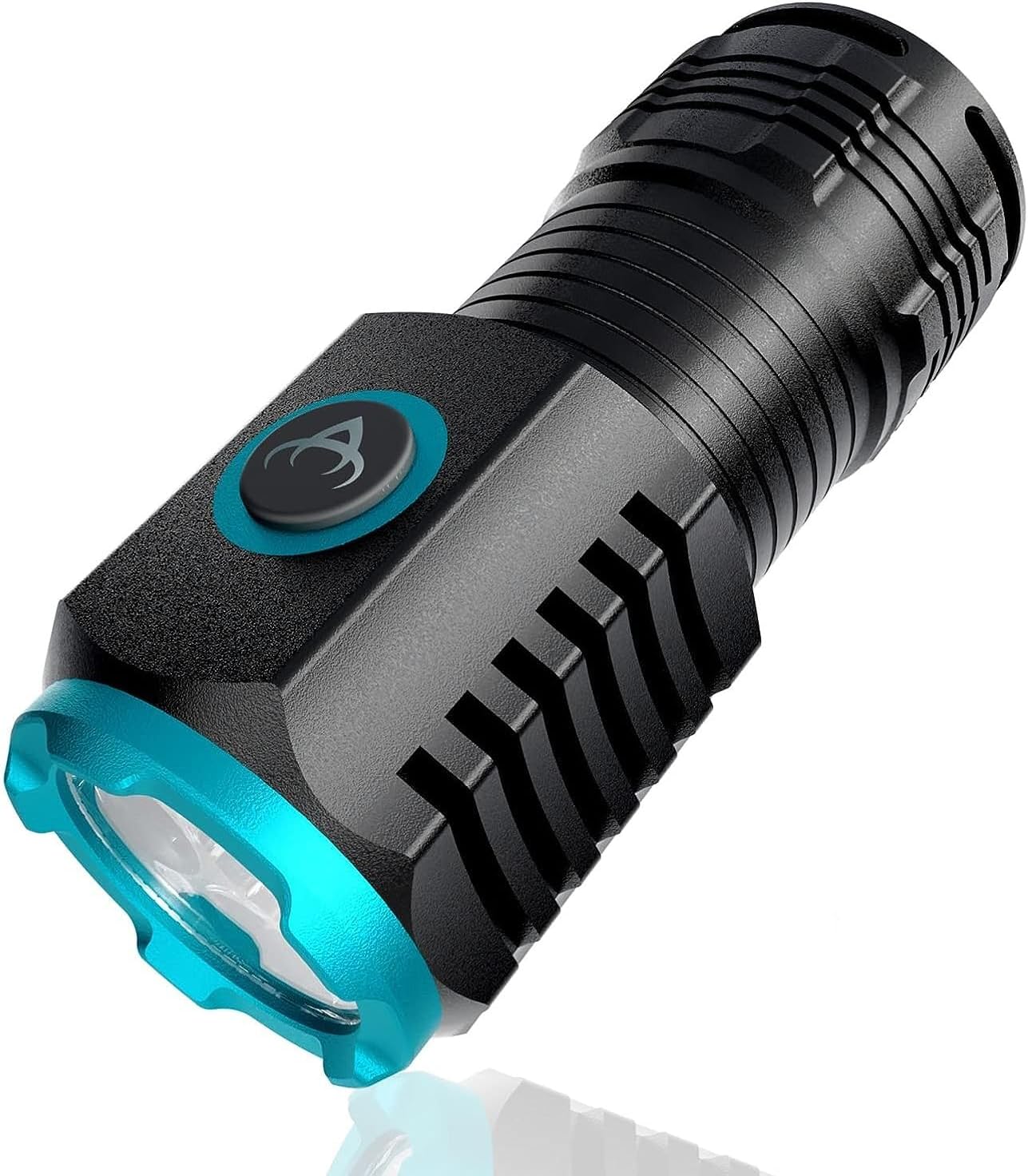 Mini Flashlight, 2000 Lumens, Rechargeable Compact LED Flashlight, Lightweight Pocket Sized EDC Flashlight for Camping, Hiking, Torch for Outdoor
