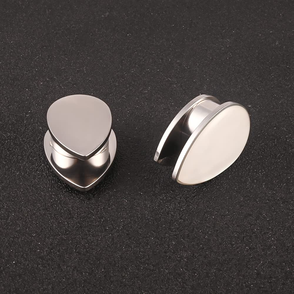 Vankula Ohr Tunnel 1 Paar Flesh Plugs Tropfen Muschel Edelstahl für männer damen Ohrpiercing Gestreckte Schmuck 6mm bis 25mm